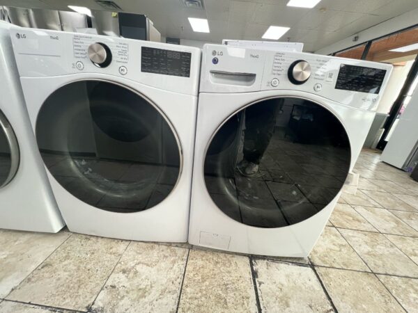LG Washer Dryer Set In White & Gray Color