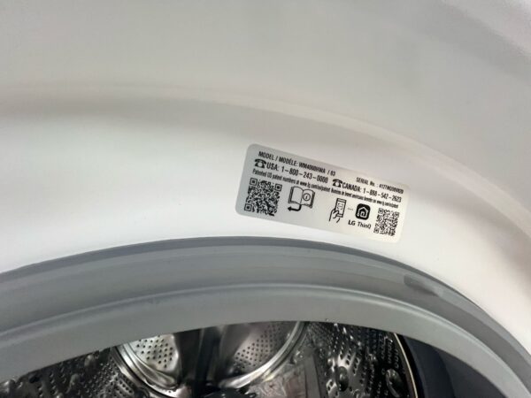 LG Washer Dryer Set In White & Gray Color - Image 2