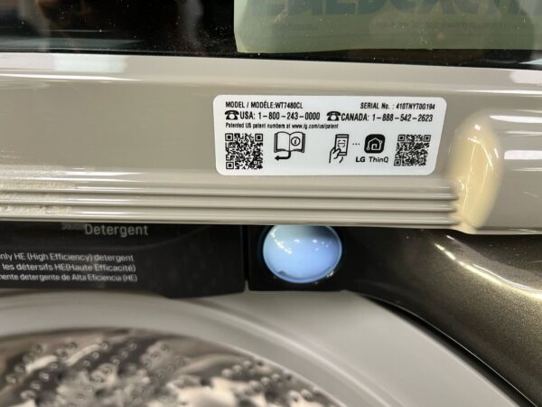 LG Washer Dryer Combo In Black Color - Image 2