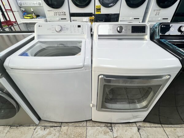 LG Smart Washer Dryer Combo – ThinQ® Wi-Fi Control – White