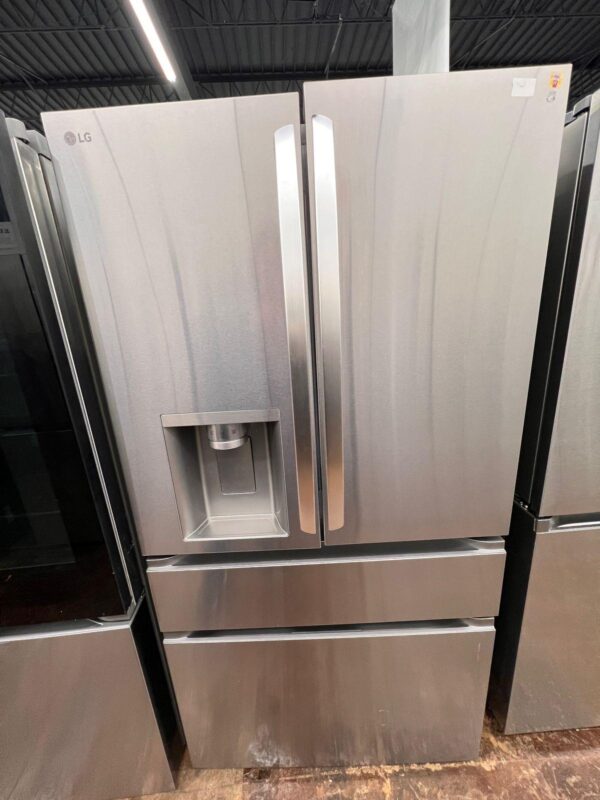 LG French Door Refrigerator – Stainless Steel, Dual Freezer, Water & Ice Dispenser