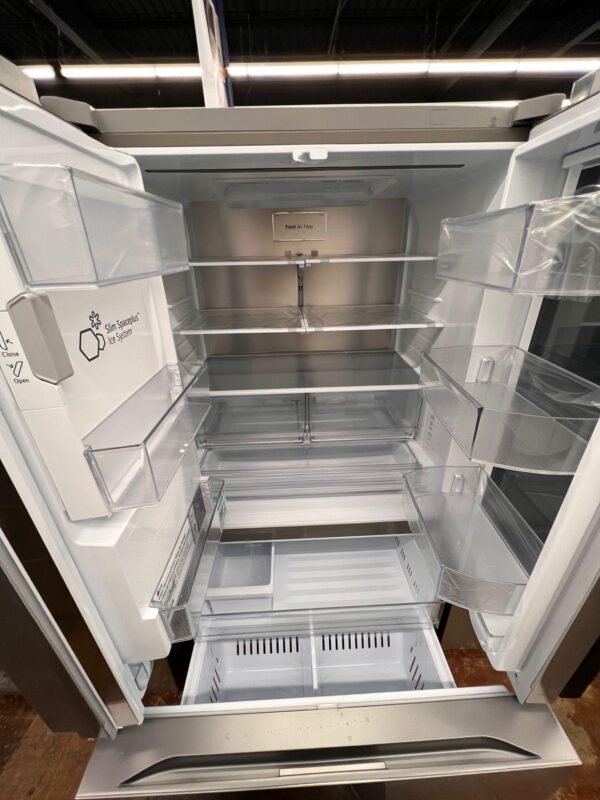 LG French Door Fridge – Smart Screen, Sleek Steel Look - Image 2